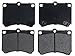 ACDelco Advantage 14D473M (19286036) Semi-Metallic Front Disc Brake Pad Set with Wear Sensor