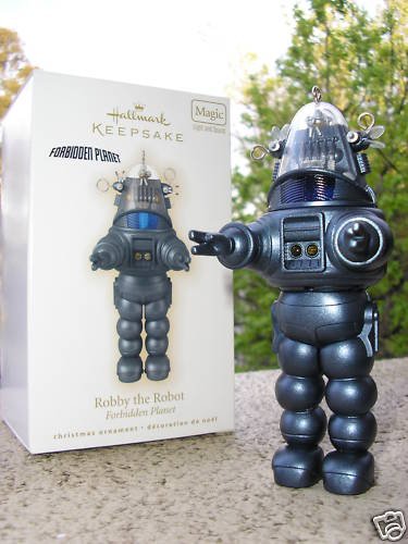 Very Rare Hallmark Ornament Robby the Robot Forbidden Planet & Lost in Space-New