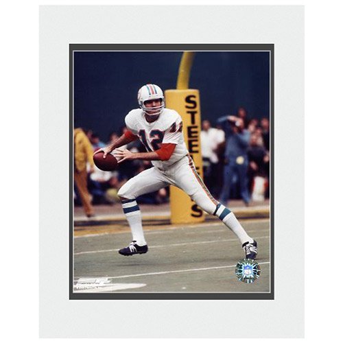 Photo File Miami Dolphins Bob Griese Prepare to Pass Matted Photo