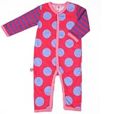 Little Miss Match Coveralls, Marvelous Blue/pink 3-6months