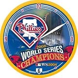Review Wincraft  / Philadelphia PHILLIES 2008 WORLD SERIES Champs Champions WALL CLOCK