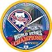 Sporting Goods : Philadelphia PHILLIES 2008 WORLD SERIES Champs Champions WALL CLOCK