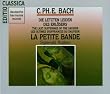 C.P.E. Bach: Die letzten Leiden des Erl�sers
