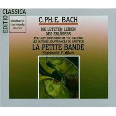 C.P.E. Bach: Die letzten Leiden des Erl�sers