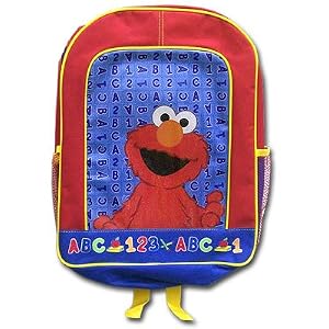 Sesame Street Elmo Full Size School Backpack by