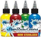 StarBrite TOP 4 Basic Color Sterile Tattoo Ink 1/2 OZ