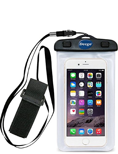 Waterproof Case, Waterproof Dry Bag with Armband Nancy Shop For iPhone 7 Plus, iPhone 6s Plus / 6s/ 6/ SE, Galaxy Note 7 / S7 / S7 Edge, Note 5, BLU Advance 5.0, IPx6 Certified to 6.6 Feet