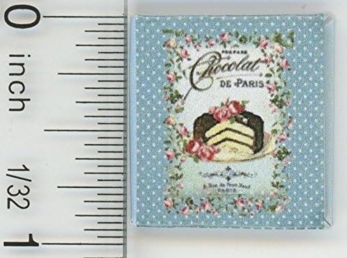 Dollhouse Miniature Chocolate Recipe Book - Imported from Italy