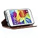Samsung Galaxy Prevail LTE Case,Samsung Galaxy Core Prime Case,NageBee -Wallet Flip Case Pouch Cover Fold Stand case Premium Leather Wallet Flip Case for Samsung Galaxy Prevail LTE / Samsung Galaxy Core Prime (Leather wallet brown)