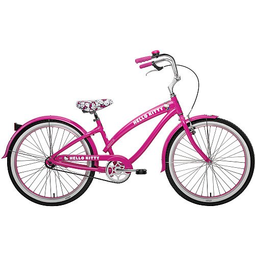 Nirve Retro Kitty Ladies/Girls Bicycle (Pink, 24-Inch)