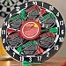 Bulls Eye Gift Set with Beer Cheese Selection and 12" Dart Board - A Great Gift For Dad!