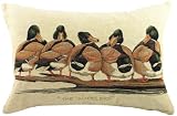 Evans Lichfield Ducks Waddlers Traditional Tapestry (Filled) Cushion, 18 x 13 inch