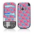 Skully Blue Design Protective Skin Decal Sticker for Palm Centro Cell Phone