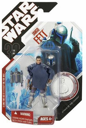 51h5w3tk0aL Star Wars 3.75 Basic Figure Jango Fett with Poncho