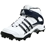 adidas Men's Pro Intimidate 2 Md Football Cleat,White/Navy/Silver,11 M