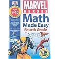 Math Made Easy:Marvel Heroes / X-men:Fourth Grade Workbook (4th Grade Ages 9-10) (Paperback)