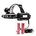 Hausbell Outdoor T6 LED Waterproof Headlamp with 2 X 18650 Rechargeable Batteries and 1 X Charger 1P