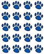BLUE PAW PRINTS STICKERS 120 STKS