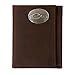 Drake Waterfowl Leather Tri-Fold Wallet with The Metal Oval Logo, Brown, DA7005-LEA