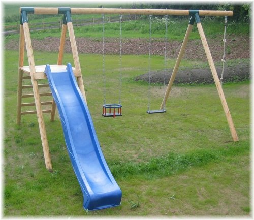 Imagen 2 de LoggyLand 9156 - juego de columpios FELIZ