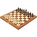 14 Inch Olympic Intarsy Folding Chess Set