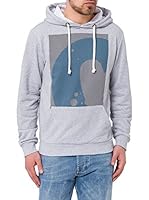 Cross Sudadera con Capucha (Gris Jaspeado)
