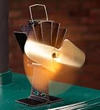 Small Heat-Circulating Stove-Powered Ecofan, in Gold