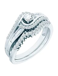 0.51CT-DIA RD-CENTER BRIDAL SET