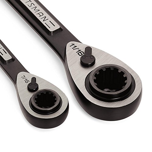 Craftsman 2pc 4IN1 SAE STANDARD Universal Reversible Ratcheting Box