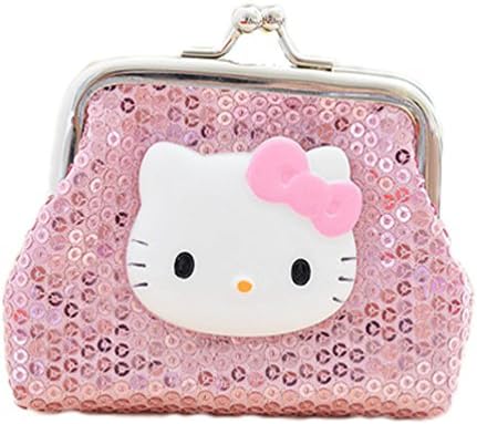 Hello Kitty Cartoon Wallet Mini Coin Purse Buckles Receive Bag 1pc