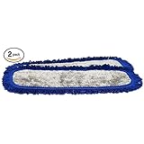 18" Mojave Microfiber Dust Mop Pads - 2 Pack | Use with our 18" Professional Microfiber Mop |