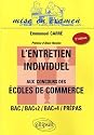 L'entretien individuel aux concours des &eacute;coles de commerce