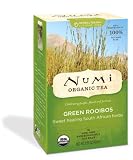 Numi Organic Tea Green Rooibos, Herbal Teasan, 18-Count Tea Bags (Pack of 3)