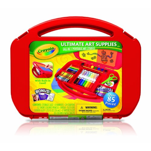 Detail image Crayola Ultimate Art Case with Build in Easel (OVER 85 PIECES)(COLORS VARY) (AGES 4 AND UP)