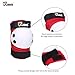 JBM Street Knee Pads Elbow Pads with Wrist Guards for Street Bicycle Ride Bike Cycling, Biking, BMX, Inline Roller, Scooters, Skateboarding, Board Range of Action and Extreme Sports Activities