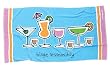 Funky "Binge Responsibly" Oversized Funny Beach Towel