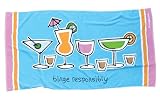 Funky Binge Responsibly Oversized Funny Beach Towel