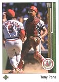 1989 Upper Deck # 330 Tony Pena St. Louis Cardinals Baseball Card