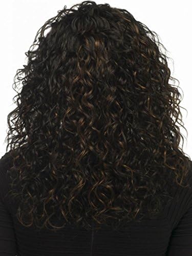 RainbowWigs African American Women Long Kanekalon Fiber Black Curly Hair Wig LC68