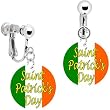 Saint Patrick's Day Clip on Earrings