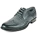 Alpine Swiss Zurich Mens Wing Tip Oxfords TwoTone Brogue Medallion Gray 12 M US