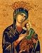 Icon of the Blessed Virgin Art Poster Print, 12x16