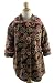 Corky And Company Girls Winter Coat Pink and Brown Lace and Flowers Sweet Pea