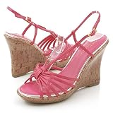 Delicious Corbin Wedges Fuchsia (Pink) 9 Fuchsia (Pink)
