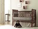 Graco Sarah Drop Side 4 in 1 Convertible Crib, Walnut