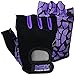 MRX Weight Lifting Training Gloves Crossfit Women Fitness Workout Purple/Black