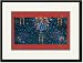 Black Framed/Matted Print 17x23, Tenture, Fine Verdure