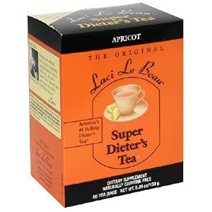 Laci le Beau - Super Diet Tea Apricot - 60 teabags