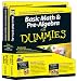 Basic Math and Pre-Algebra For Dummies Education Bundle