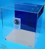Clear-for-Life Cube 60 Gallon Acrylic Uniquarium (Blue)